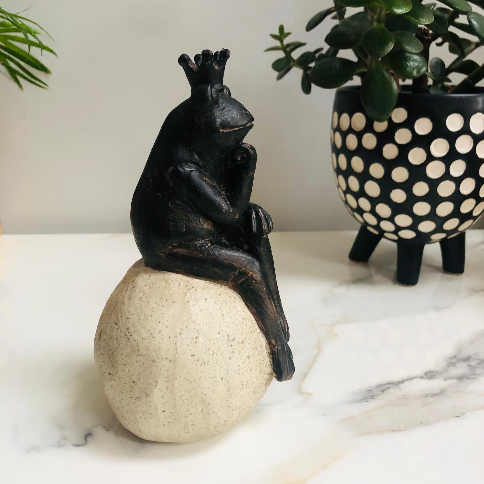 The Thinker Frog Ornament - ad&i
