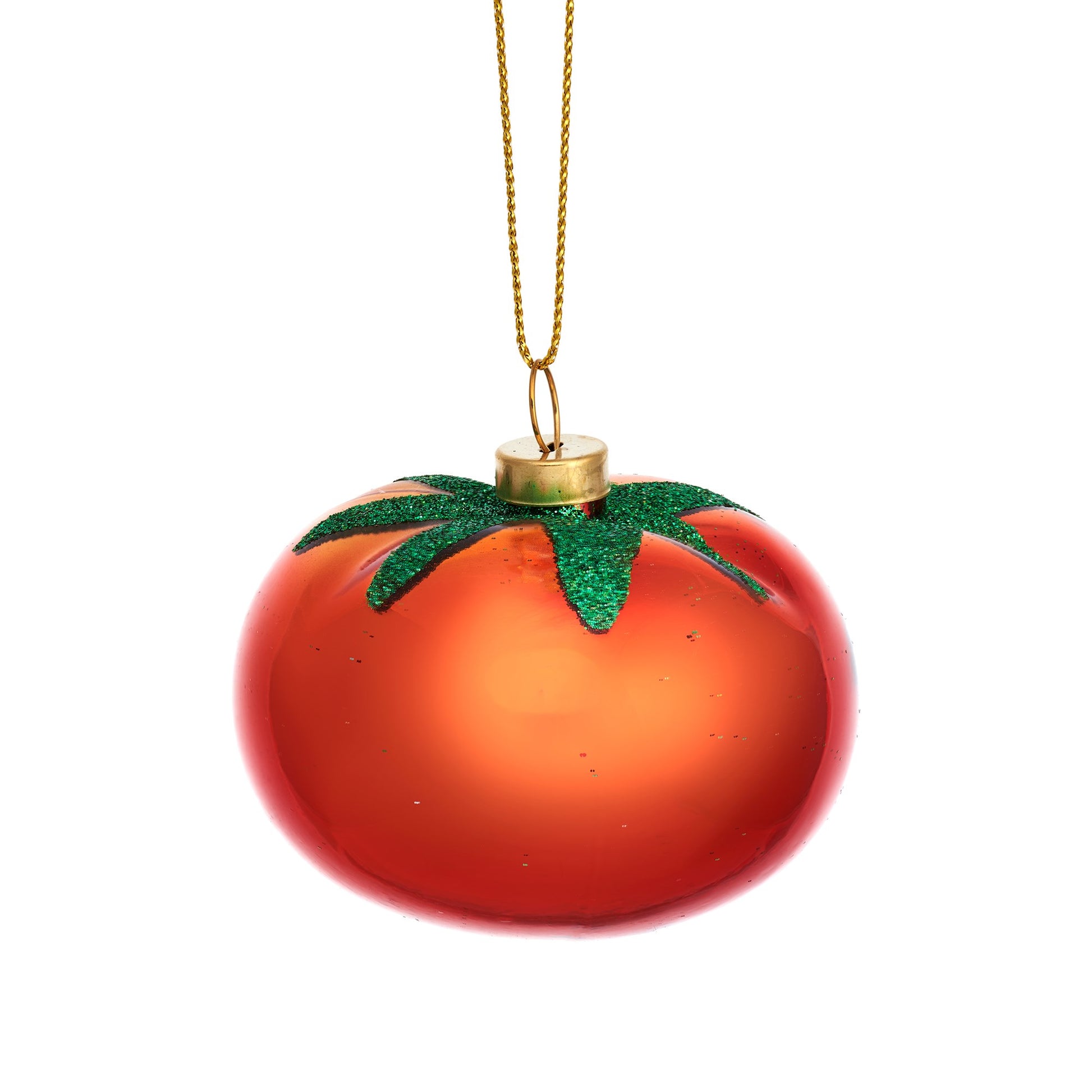 Tomato Shaped Christmas Tree Bauble - ad&i