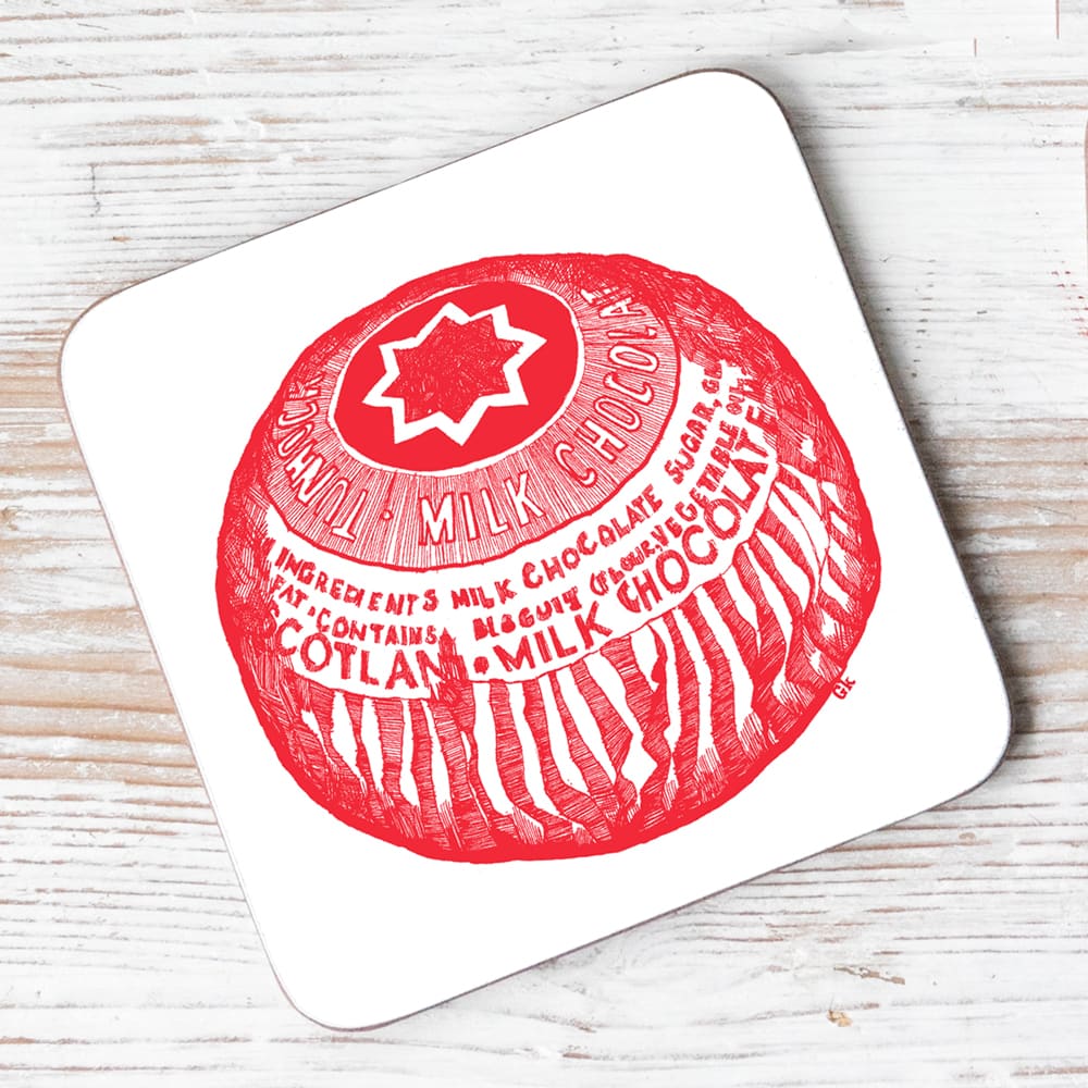 Tunnock's Tea Cake Coaster - ad&i