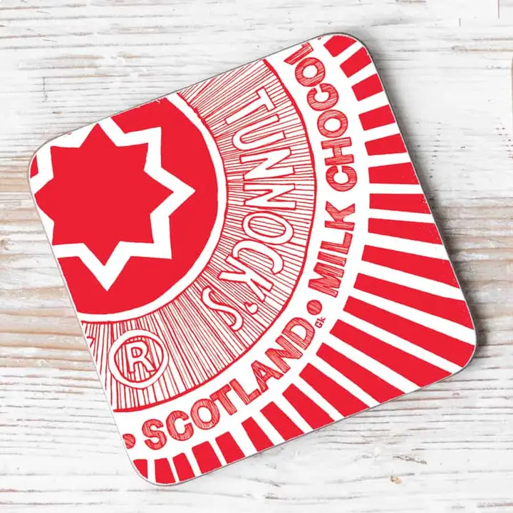 Tunnock's Tea Cake Wrapper Coaster