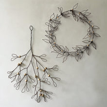 Load image into Gallery viewer, Decorative Wire Wreath with Berries - ad&amp;i
