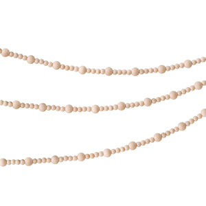 Wooden Beaded Garland - ad&i