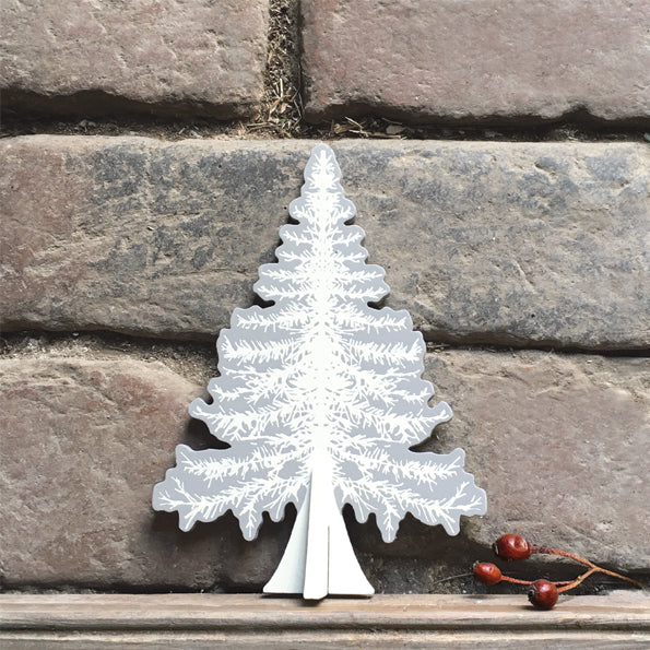 Wooden Fir Tree Table Top Decoration - ad&i