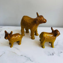 Load image into Gallery viewer, Brushed Highland Cow Ornaments - ad&amp;i