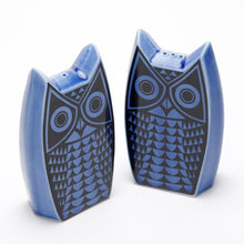 Load image into Gallery viewer, Magpie x Hornsea Blue Owl Salt and Pepper Shaker Set - ad&amp;i