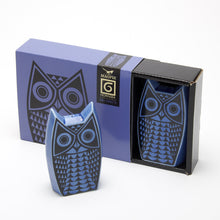 Load image into Gallery viewer, Magpie x Hornsea Blue Owl Salt and Pepper Shaker Set - ad&amp;i