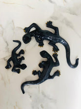 Load image into Gallery viewer, Brushed Black Gecko Ornaments - ad&amp;i