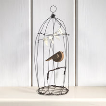 Load image into Gallery viewer, Naive Bird in Wire Cage Ornament-ad&amp;i