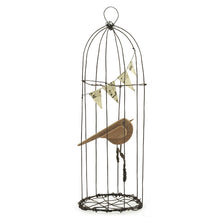 Load image into Gallery viewer, Naive Bird in Wire Cage Ornament-ad&amp;i