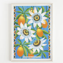 Load image into Gallery viewer, Passion Flower A3 Risograph Print by Printer Johnson-ad&amp;i