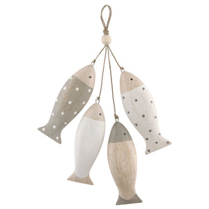 Wooden Fish on String Hanging Decoration-ad&i