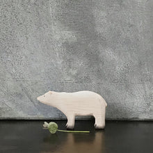 Load image into Gallery viewer, Mother and Baby Wooden Polar Bear Set of Two-ad&amp;i