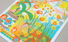 Load image into Gallery viewer, April A3 Risograph Print by Printer Johnson-ad&amp;i
