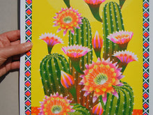 Load image into Gallery viewer, Cactus A3 Risograph Print by Printer Johnson-ad&amp;i