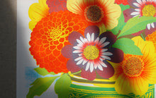 Load image into Gallery viewer, Golden Syrup Tin A3 Risograph Print by Printer Johnson - ad&amp;i