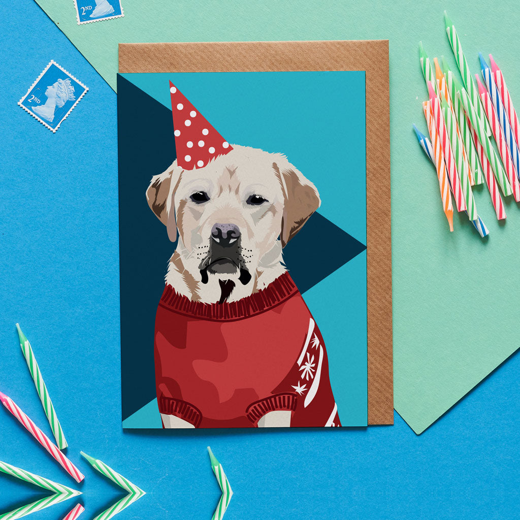Tavis the Labrador Retriever Greeting Card - ad&i