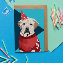 Load image into Gallery viewer, Tavis the Labrador Retriever Greeting Card - ad&amp;i