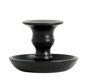 Classic Black Metal Candlestick Holder-ad&i