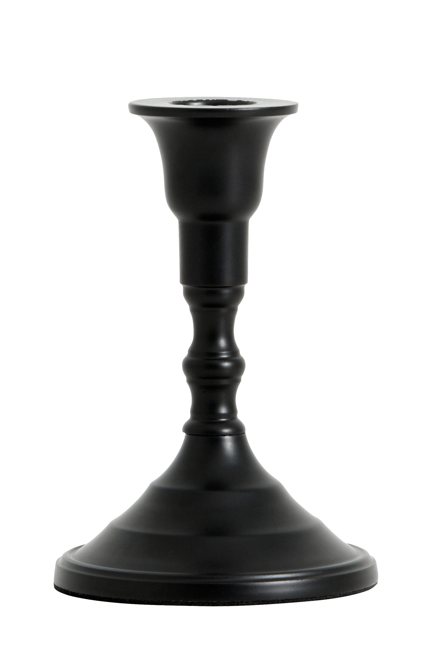 Classic Black Metal Candlestick Holder-ad&i