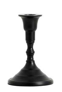 Classic Black Metal Candlestick Holder-ad&i