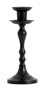 Classic Black Metal Candlestick Holder-ad&i