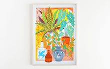 Load image into Gallery viewer, Vessels and Plants A3 Risograph Print by Printer Johnson - ad&amp;i