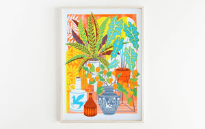 Vessels and Plants A3 Risograph Print by Printer Johnson - ad&i