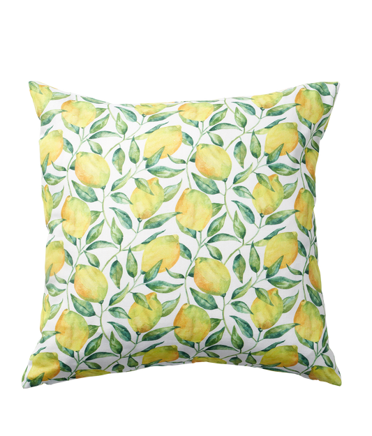 Lemon Tree Cotton Cushion-ad&i