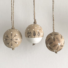 Load image into Gallery viewer, Wooden Christmas Tree Baubles-ad&amp;i