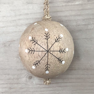 Wooden Christmas Tree Baubles-ad&i