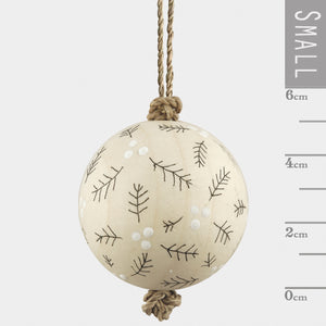 Wooden Christmas Tree Baubles-ad&i