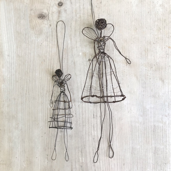 Decorative Rusty Wire Angel-ad&i