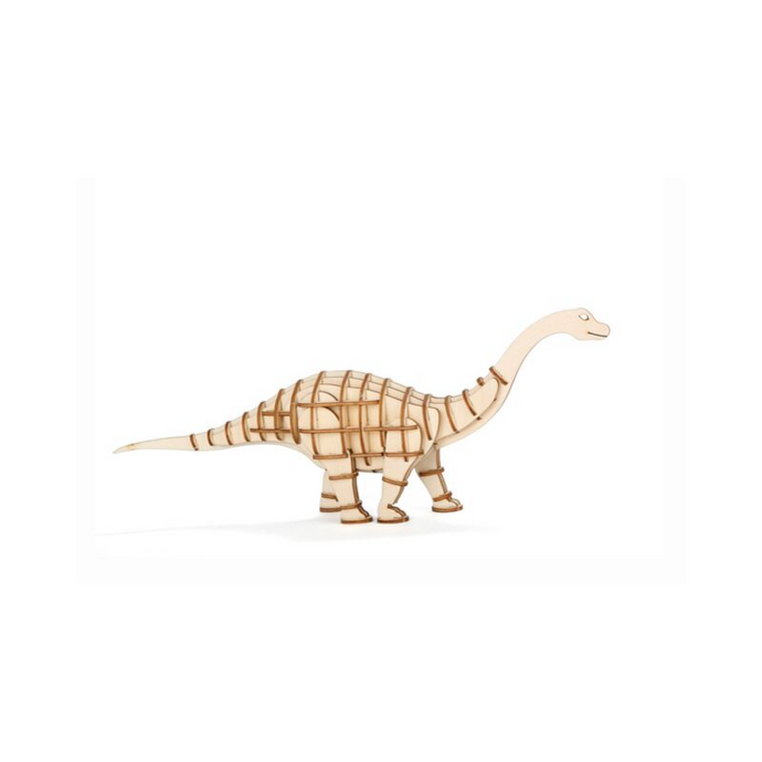 3D Apatosaurus Dinosaur Wooden Puzzle - ad&i