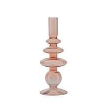 Load image into Gallery viewer, Rose Ring Glass Candlestick Holder-ad&amp;i
