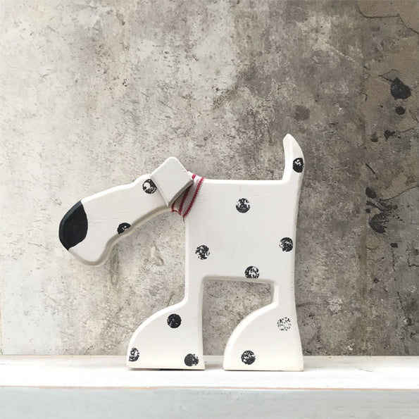 Decorative Wooden Oscar Dalmatian Stand Dog-ad&i