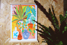 Load image into Gallery viewer, Vessels and Plants A3 Risograph Print by Printer Johnson - ad&amp;i
