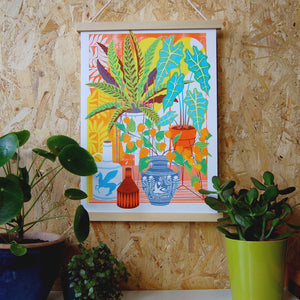 Vessels and Plants A3 Risograph Print by Printer Johnson - ad&i