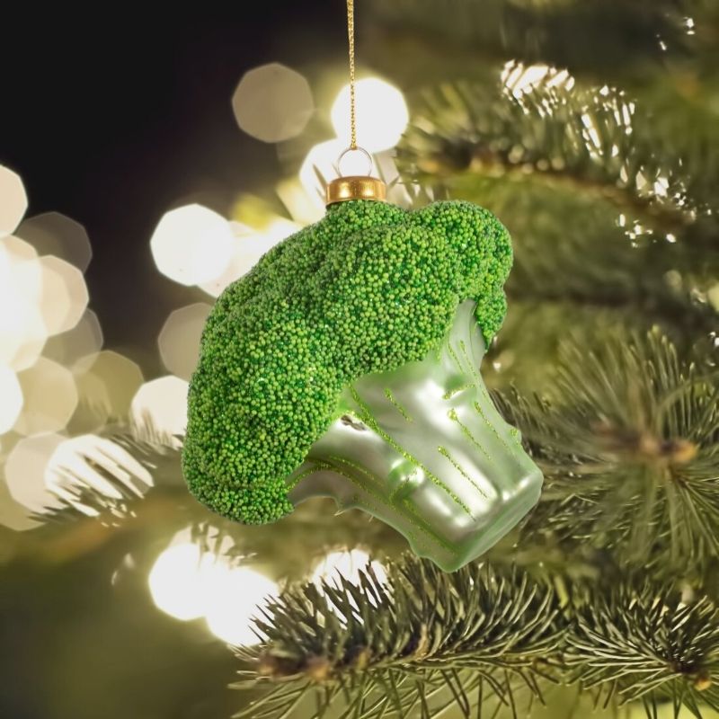 Broccoli Shaped Christmas Tree Bauble-ad&i