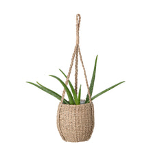 Load image into Gallery viewer, Seagrass Hanging Planter-ad&amp;i
