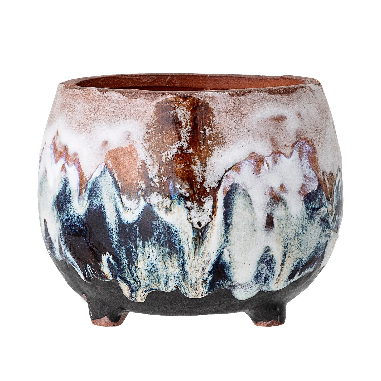 Deco Glazed Terracotta Planter on Legs - ad&i