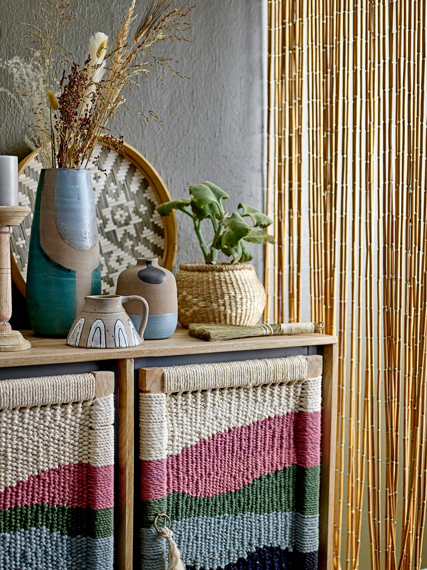 Seagrass Patterned Basket-ad&i