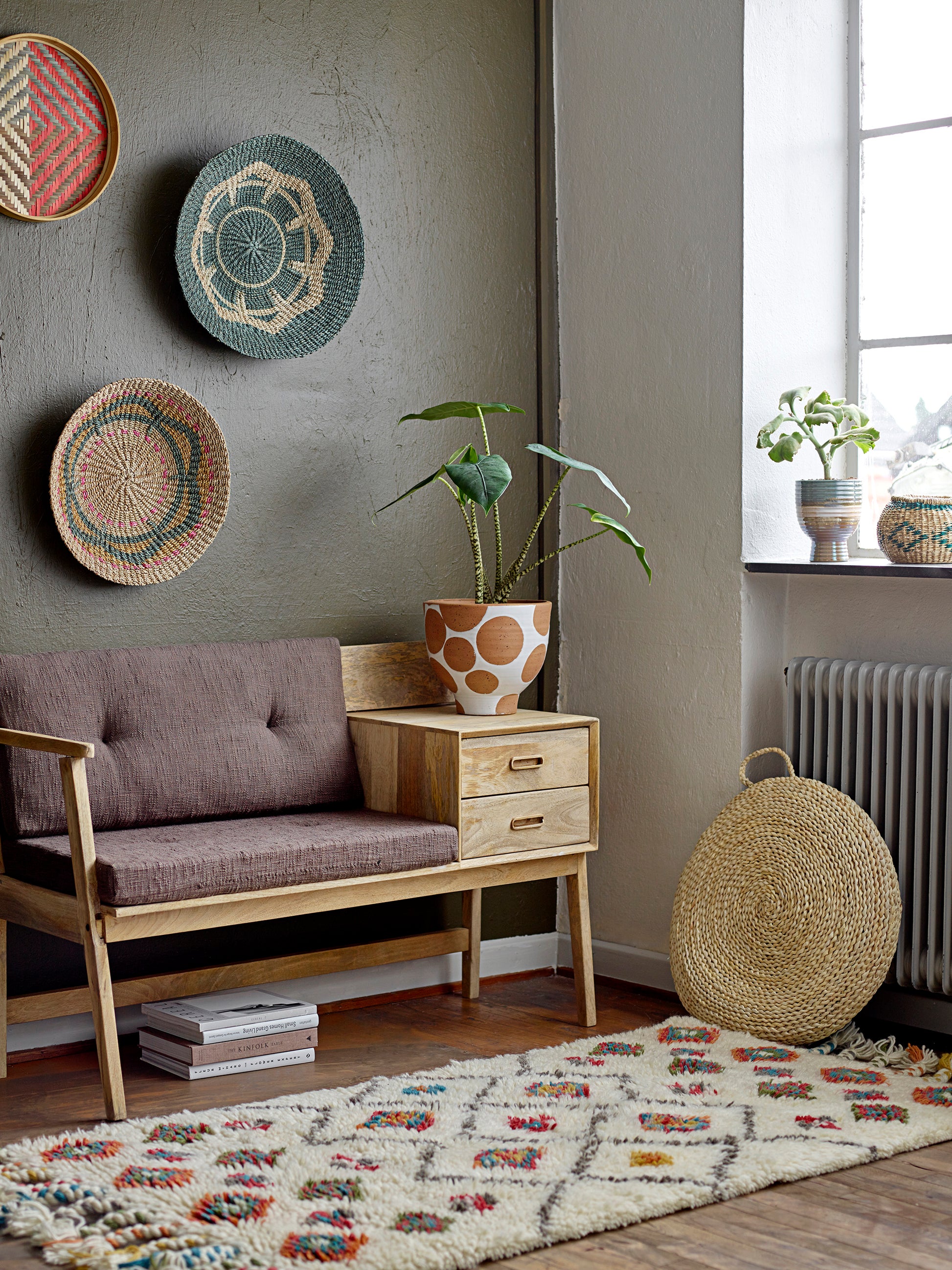 Seagrass Patterned Basket-ad&i