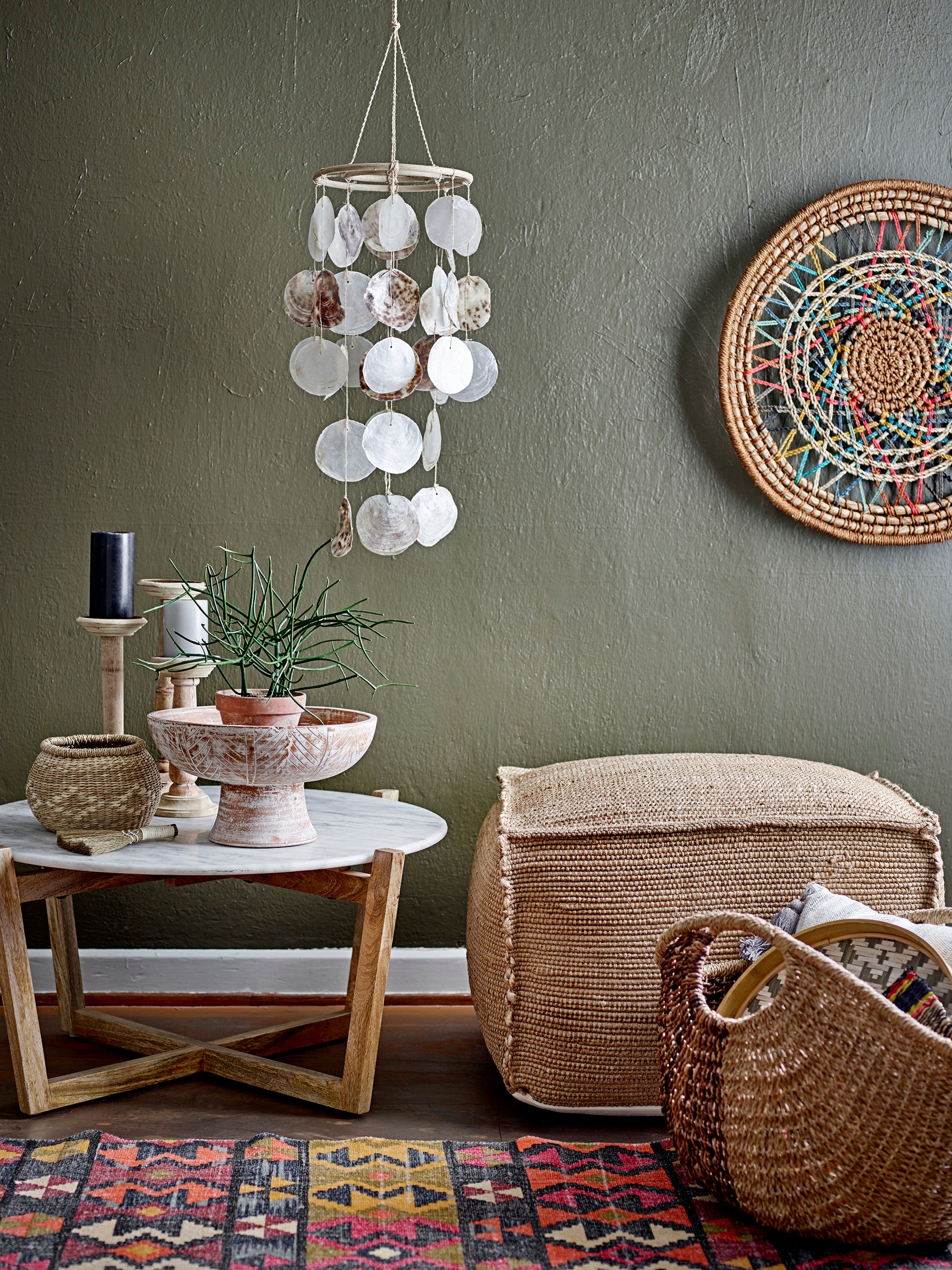 Seagrass Patterned Basket-ad&i