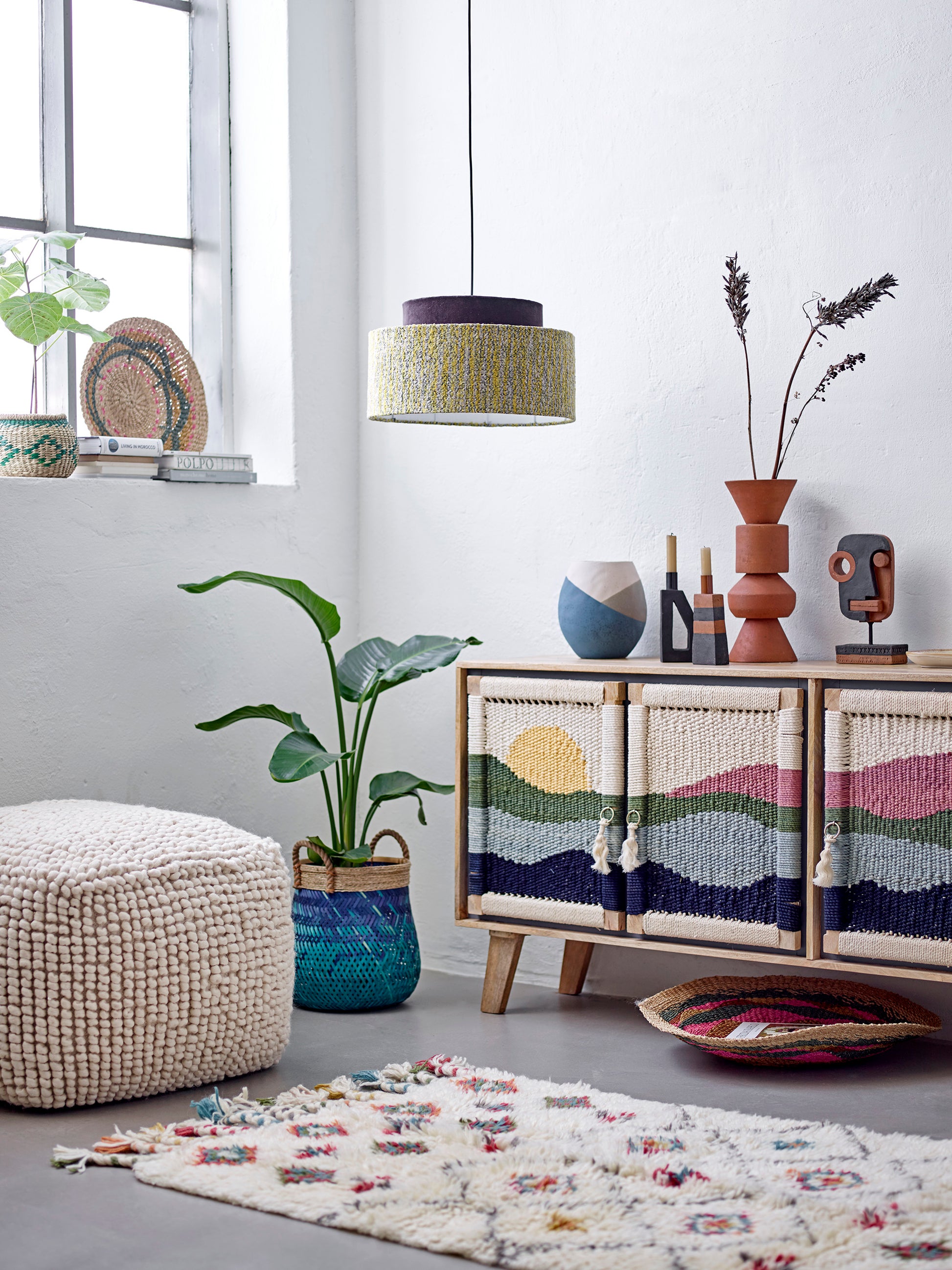 Seagrass Patterned Basket-ad&i