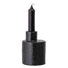 Load image into Gallery viewer, Black Chunky Stoneware Candlestick Holder-ad&amp;i