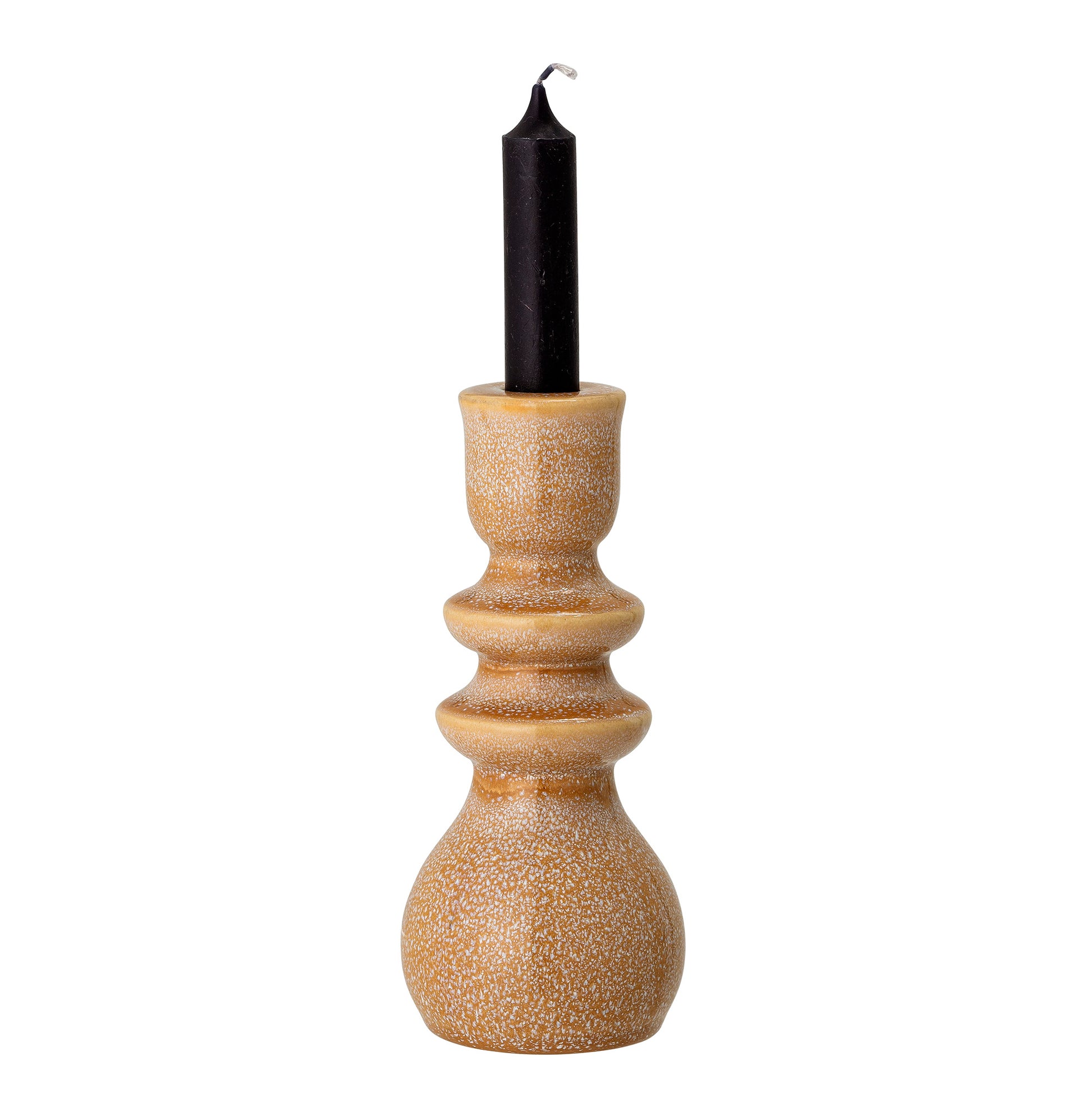 Oatmeal Tall Candlestick Holder-ad&i