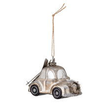 Load image into Gallery viewer, Metallic Retro Car Christmas Shaped Bauble - ad&amp;i
