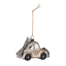 Load image into Gallery viewer, Metallic Retro Car Christmas Shaped Bauble - ad&amp;i