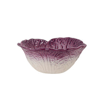Load image into Gallery viewer, Purple Cabbage Stoneware Bowl - ad&amp;i