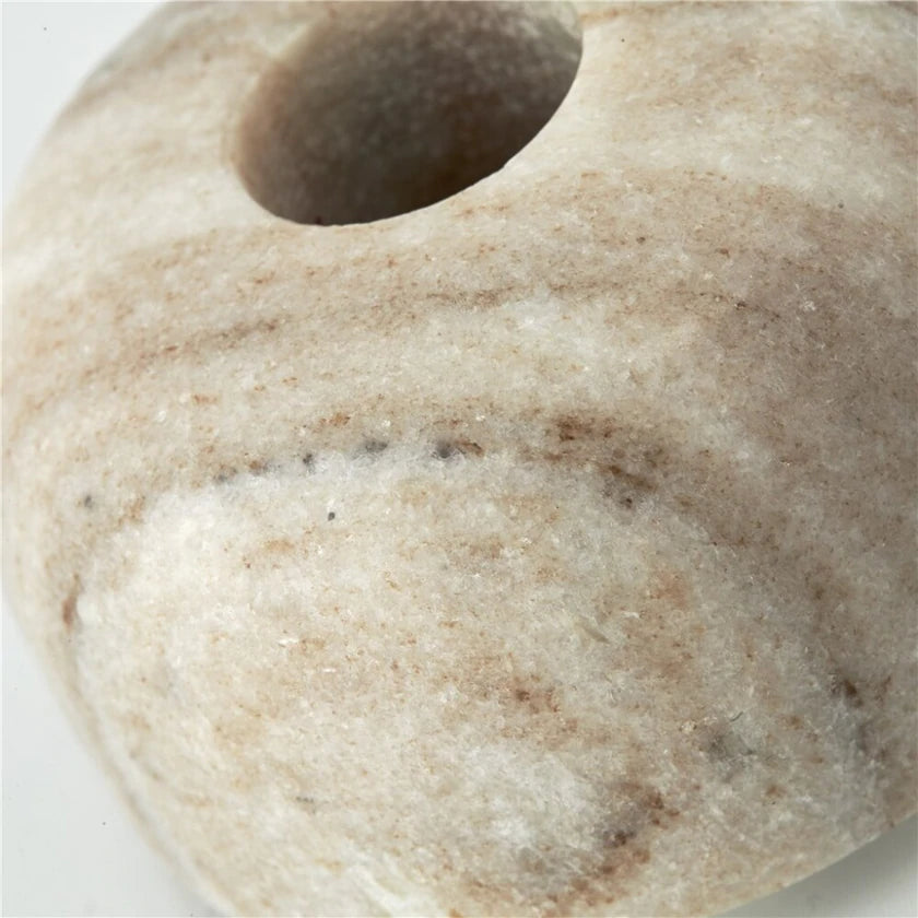 Marmilla Marble Candlestick Holder - ad&i